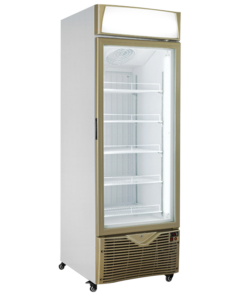 1 Door Upright Freezer Gold