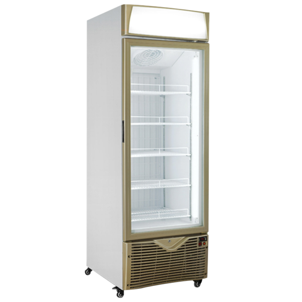 1 Door Upright Freezer Gold