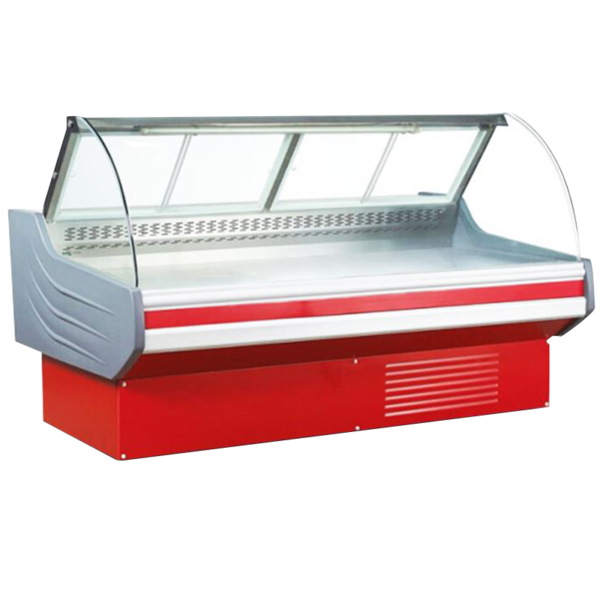MHC-250H High Curved Glass Cover Meat Display Chiller
