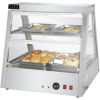 CG-2x2 Curved Food Warming Showcase (Steel Color)